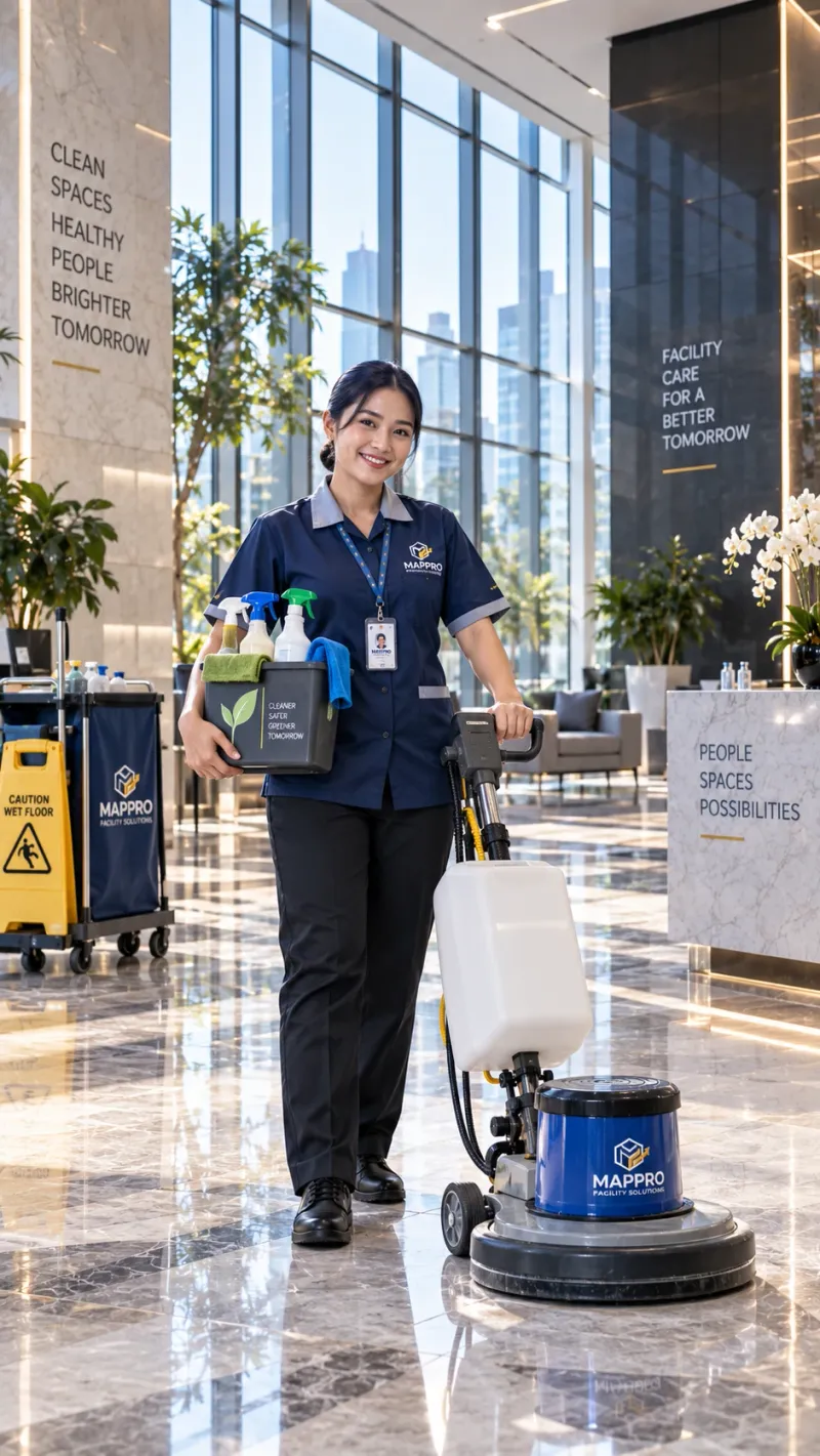 Personel MAPPRO bidang Cleaning Service