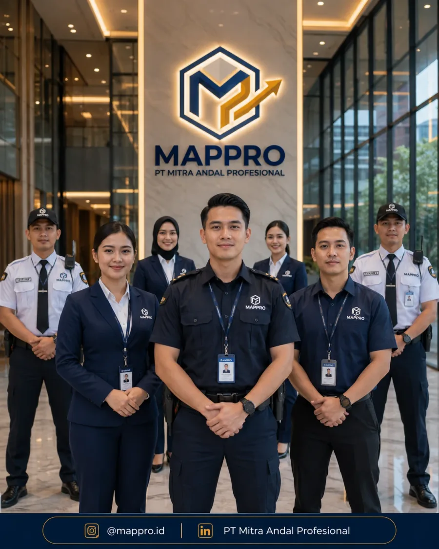 Tim PT Mitra Andal Profesional (MAPPRO) di lobi kantor